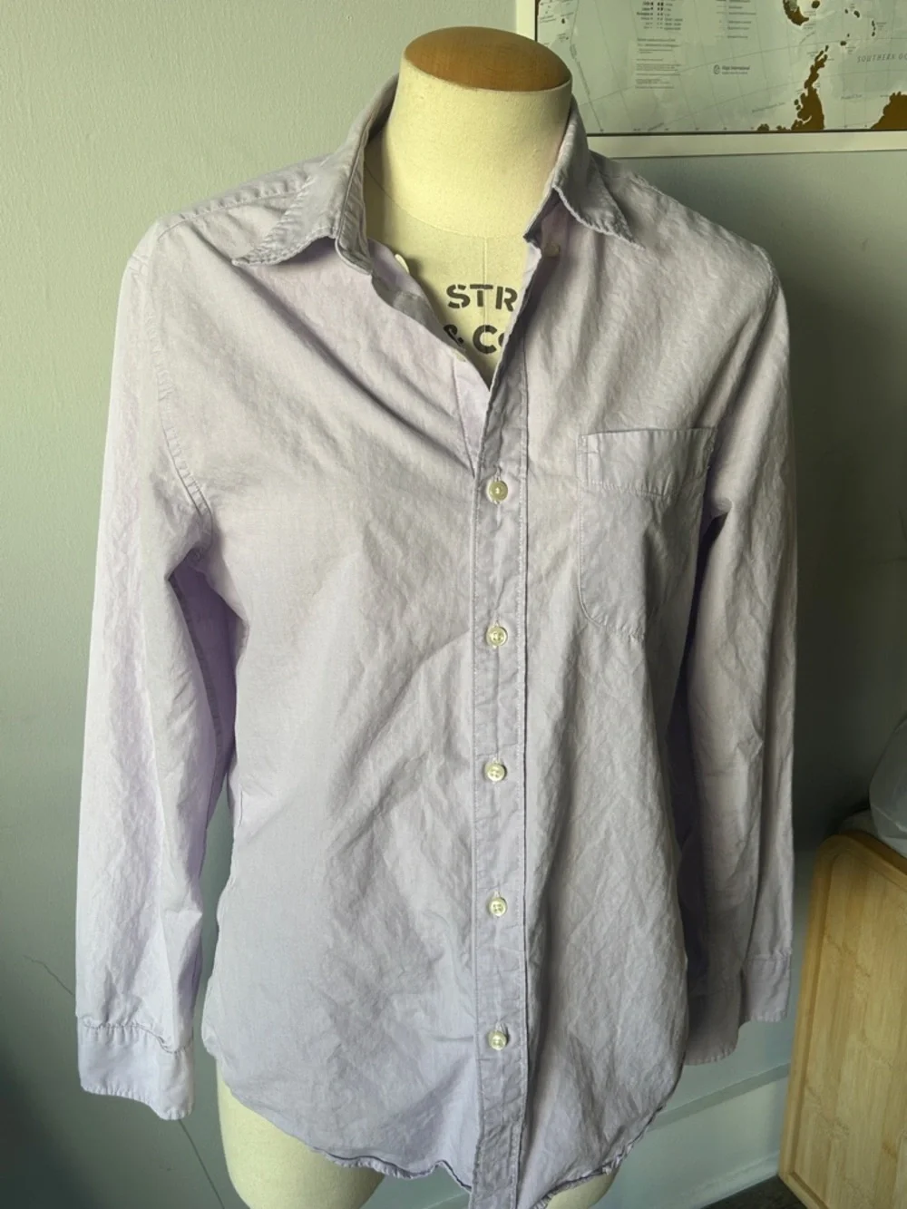 J.Crew Light Purple Classic Button-Up‎ Shirt